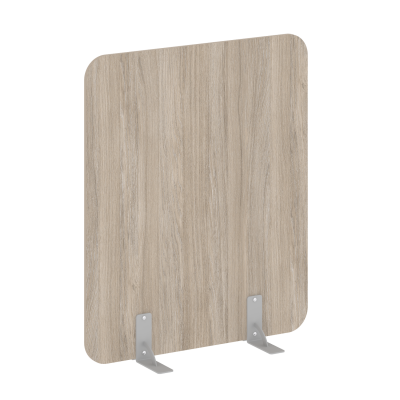 R-line Перегородки на металлических опорах на фетровых подпятниках DP.F-100-120 Дуб Аттик/Металл Сер