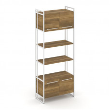 Rift Шкаф 5 ниш широкий RF.SS-54 Сандал Янтарный/Металл Белый/Белый Ручки 798*396*2010