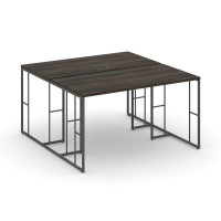 Rift Рабочая станция RF.DRS-012 Дуб Мали/Металл Антрацит 1180*1432*750