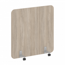 R-line Перегородка на металлических опорах, на роликах DP.R-120-120 Дуб Аттик/Металл Серый 1200*18*1