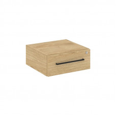 Rift Тумба подвесная RF.TP-002 Тиквуд Светлый/Черный Ручки 347*379*169