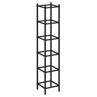 Loft Угловой проходной модуль VR.L-SL.UPK-5.5.5 Металл Черный 446*446*2280