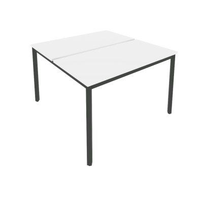 Slim Рабочая станция на металлокаркасе С.СП-4.2 Белый/Металл Антрацит 1180*1235*750