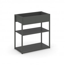 Rift Стеллаж металлический низкий приставной RF.STM-013 Антрацит NEW/Металл Антрацит 796*350*750