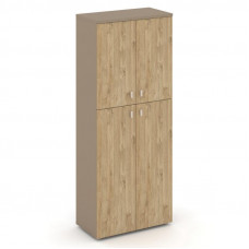 Estetica Шкаф высокий широкий ES.ST-1.8 Латте/Тиквуд Светлый 800*420*1977