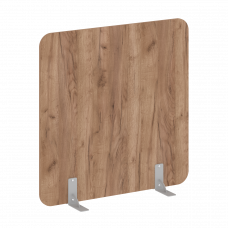 R-line Перегородки на металлических опорах на фетровых подпятниках DP.F-120-120 Дуб Табак/Металл Сер