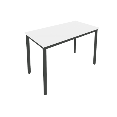 Slim Стол письменный на металлокаркасе С.СП-4.1 Белый/Металл Антрацит 1180*600*750