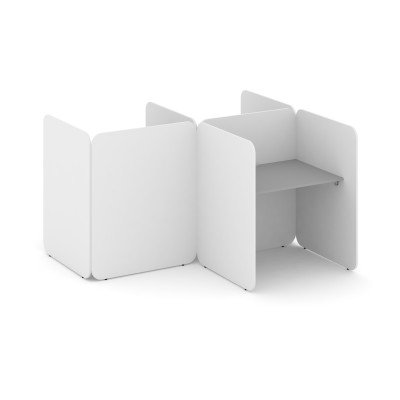 Bell Комплект №7 KCB.K-007 Серый/Белый Бриллиант 1614*1800*1200