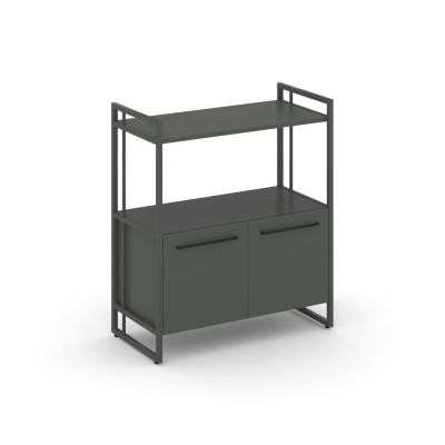 Rift Шкаф 2 ниши широкий RF.SS-22 Антрацит NEW/Металл Антрацит NEW/Черный Ручки 798*396*924