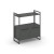Шкаф офисный 2 ниши широкий Рифт RF.SS-22 798*396*924 Антрацит NEW/Металл Антрацит/Черный Ручки