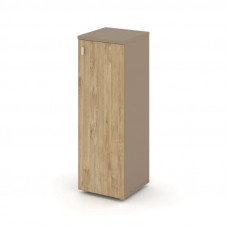 Estetica Шкаф средний узкий правый ES.SU-2.3 (R) Латте/Тиквуд Светлый 400*420*1207