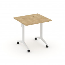 X-Pull Стол складной мобильный X.M-0.7 Тиквуд Светлый/Металл Белый 780*720*753