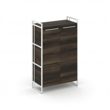 Rift Шкаф 3 ниши широкий RF.SS-31 Дуб Мали/Металл Белый/Белый Ручки 798*396*1286