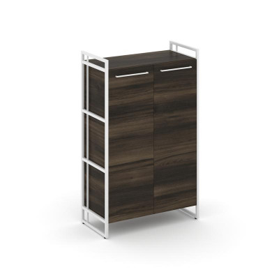 Rift Шкаф 3 ниши широкий RF.SS-31 Дуб Мали/Металл Белый/Белый Ручки 798*396*1286