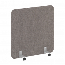 R-line soft Перегородка на металлических опорах, на роликах AP.R-120-120 Romeo 05/Металл Серый 1200*