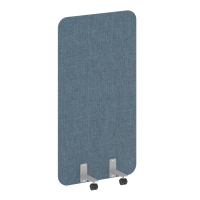 R-line soft Перегородка на металлических опорах, на роликах AP.R-80-150 Romeo 10/Металл Серый 800*28