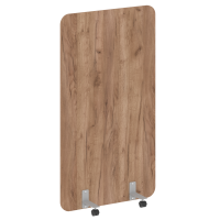 R-line Перегородка на металлических опорах, на роликах DP.R-100-180 Дуб Табак/Металл Серый 1000*18*1