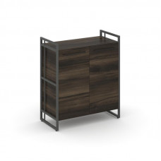 Rift Шкаф 2 ниши широкий RF.SS-21 Дуб Мали/Металл Антрацит/Черный Ручки 798*396*924