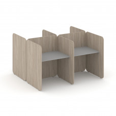 Bell Комплект №15 KCB.K-015 Серый/Дуб Аттик 2014*1800*1200