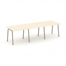 Estetica Стол переговорный ES.PRG-3.1-K Сатин/Металл Латте 2940*980*750