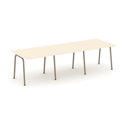 Estetica Стол переговорный ES.PRG-3.1-K Сатин/Металл Латте 2940*980*750