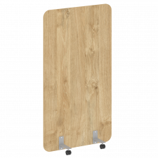 R-line Перегородка на металлических опорах, на роликах DP.R-100-180 Тиквуд Светлый/Металл Серый 1000