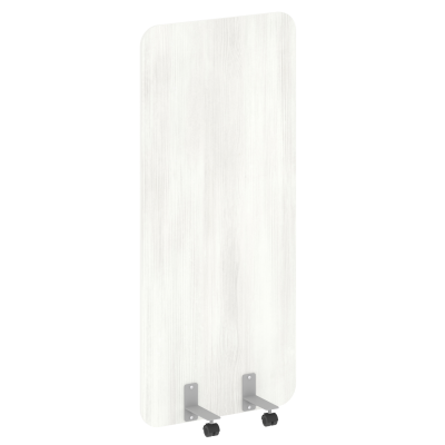 R-line Перегородка на металлических опорах, на роликах DP.R-80-180 Снежная Патина/Металл Серый 800*1