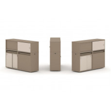 Estetica Набор №21. Тумба двойная+низкая надставка ES.NB.2N-21 Латте/Капучино 1500*410*1135
