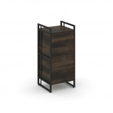 Rift Шкаф 2 ниши узкий RF.SU-21 (L) Дуб Мали/Металл Черный/Черный Ручки 420*396*924