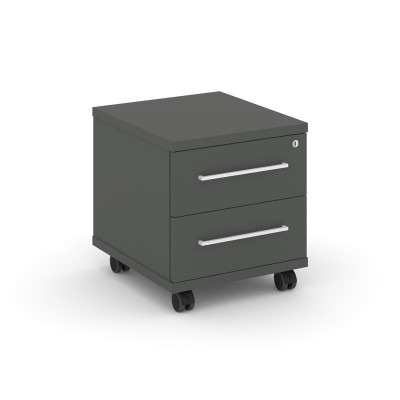 Rift Тумба мобильная усиленная RF.TM-001 Антрацит/Белый Ручки 416*460*448