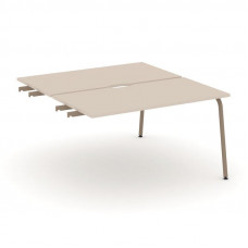 Estetica Двойной стол приставка к опор. тумбам ES.D.SPR-3-VK Капучино/Металл Латте 1380*1500*750