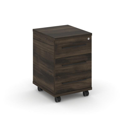 Rift Тумба мобильная усиленная RF.TM-002 Дуб Мали/Черный Ручки 416*460*615