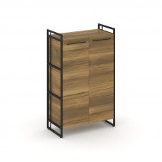 Rift Шкаф 3 ниши широкий RF.SS-31 Сандал Янтарный/Металл Черный/Черный Ручки 798*396*1286