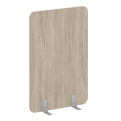 R-line Перегородки на металлических опорах на фетровых подпятниках DP.F-100-150 Дуб Аттик/Металл Сер