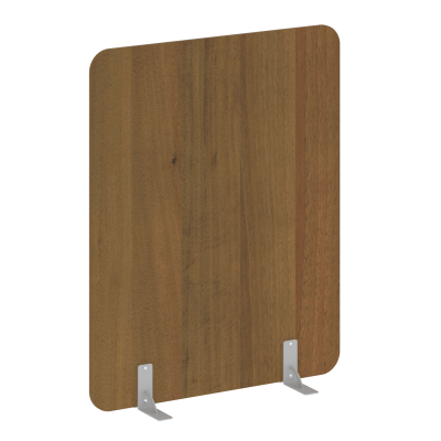 R-line Перегородки на металлических опорах на фетровых подпятниках DP.F-120-150 Орех Гварнери/Металл