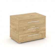 Rift Тумба опорная/приставная RF.TOP-022 Тиквуд Светлый/Белый Ручки 700*450*523