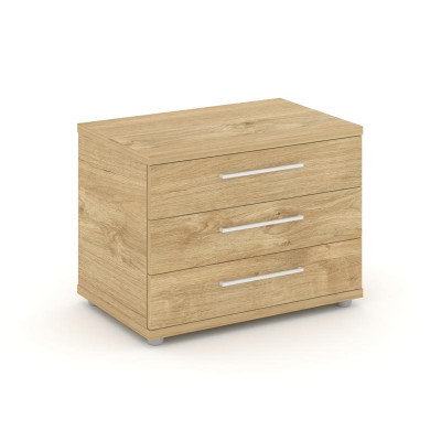 Rift Тумба опорная/приставная RF.TOP-022 Тиквуд Светлый/Белый Ручки 700*450*523