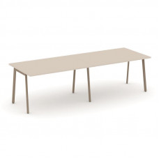 Estetica Стол переговорный ES.PRG-2.3-P Капучино/Металл Латте 2760*980*750