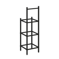 Loft Угловой проходной переходной модуль VR.L-SL.UPK-1.2.3 Металл Черный 446*446*1458