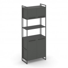 Rift Шкаф 5 ниш широкий RF.SS-53 Антрацит NEW/Металл Антрацит NEW/Черный Ручки 798*396*2010