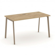 Estetica Стол рабочий ES.SP-3-LP Тиквуд Светлый/Металл Латте 1380*730*750