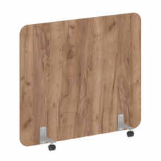 R-line Перегородка на металлических опорах, на роликах DP.R-140-120 Дуб Табак/Металл Серый 1400*18*1