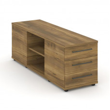 Rift Тумба опорная/приставная RF.TOPD-001 Сандал Янтарный/Черный Ручки 1232*450*523