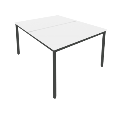 Slim Рабочая станция на металлокаркасе С.СП-4.3 Белый/Металл Антрацит 1180*1475*750