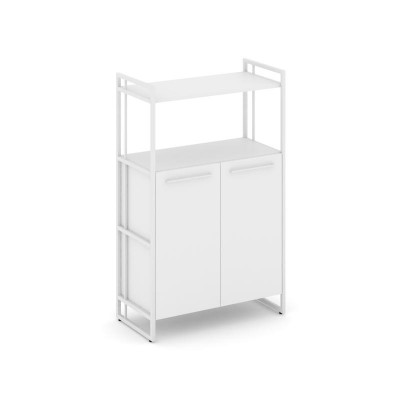 Rift Шкаф 3 ниши широкий RF.SS-32 Белый Бриллиант/Металл Белый/Белый Ручки 798*396*1286