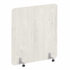 R-line Перегородка на металлических опорах, на роликах DP.R-140-150 Дуб Наварра/Металл Серый 1400*18