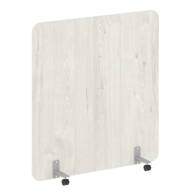 R-line Перегородка на металлических опорах, на роликах DP.R-140-150 Дуб Наварра/Металл Серый 1400*18