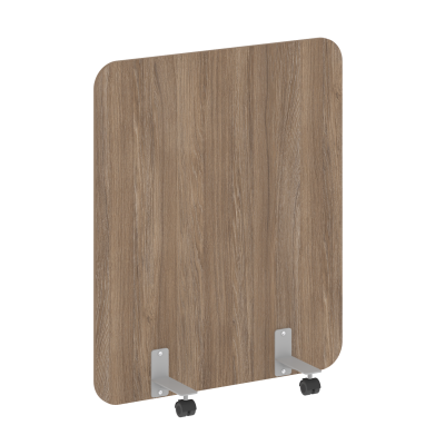 R-line Перегородка на металлических опорах, на роликах DP.R-100-120 Дуб Аризона/Металл Серый 1000*18