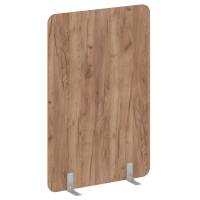 R-line Перегородки на металлических опорах на фетровых подпятниках DP.F-120-180 Дуб Табак/Металл Сер