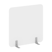 R-line Перегородки на металлических опорах на фетровых подпятниках DP.F-120-120 Белый Бриллиант/Мета